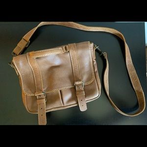 Roots Leather Satchel